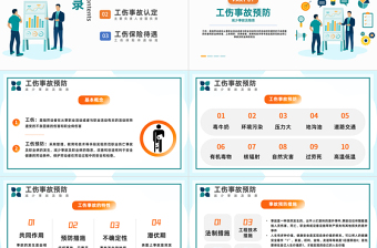 2024工伤事故预防培训PPT简约风工伤事故预防培训企业安全生产培训模板课件